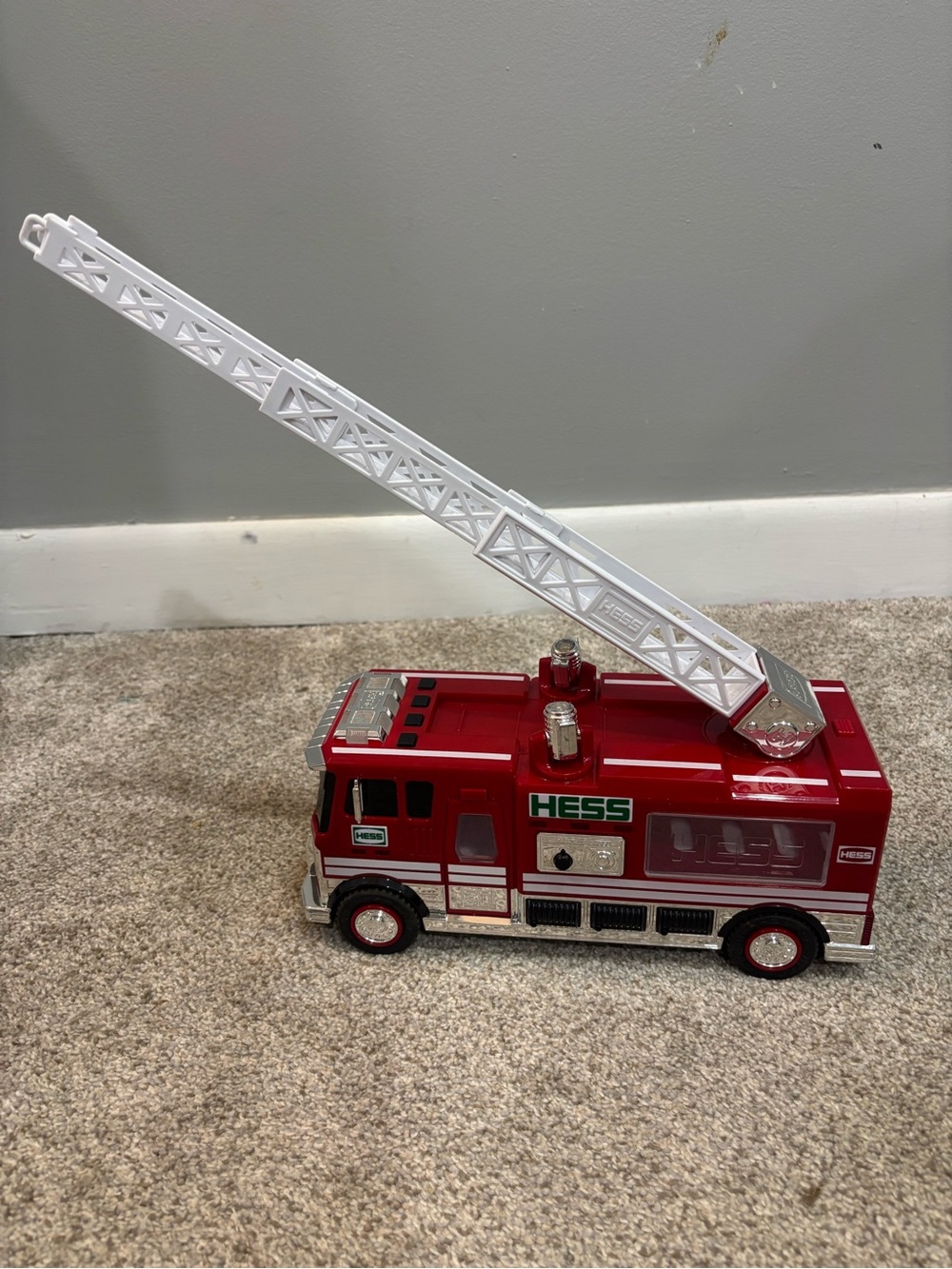 Hess Firetruck Lights and Sounds toy firetruck toy truck little boy gift